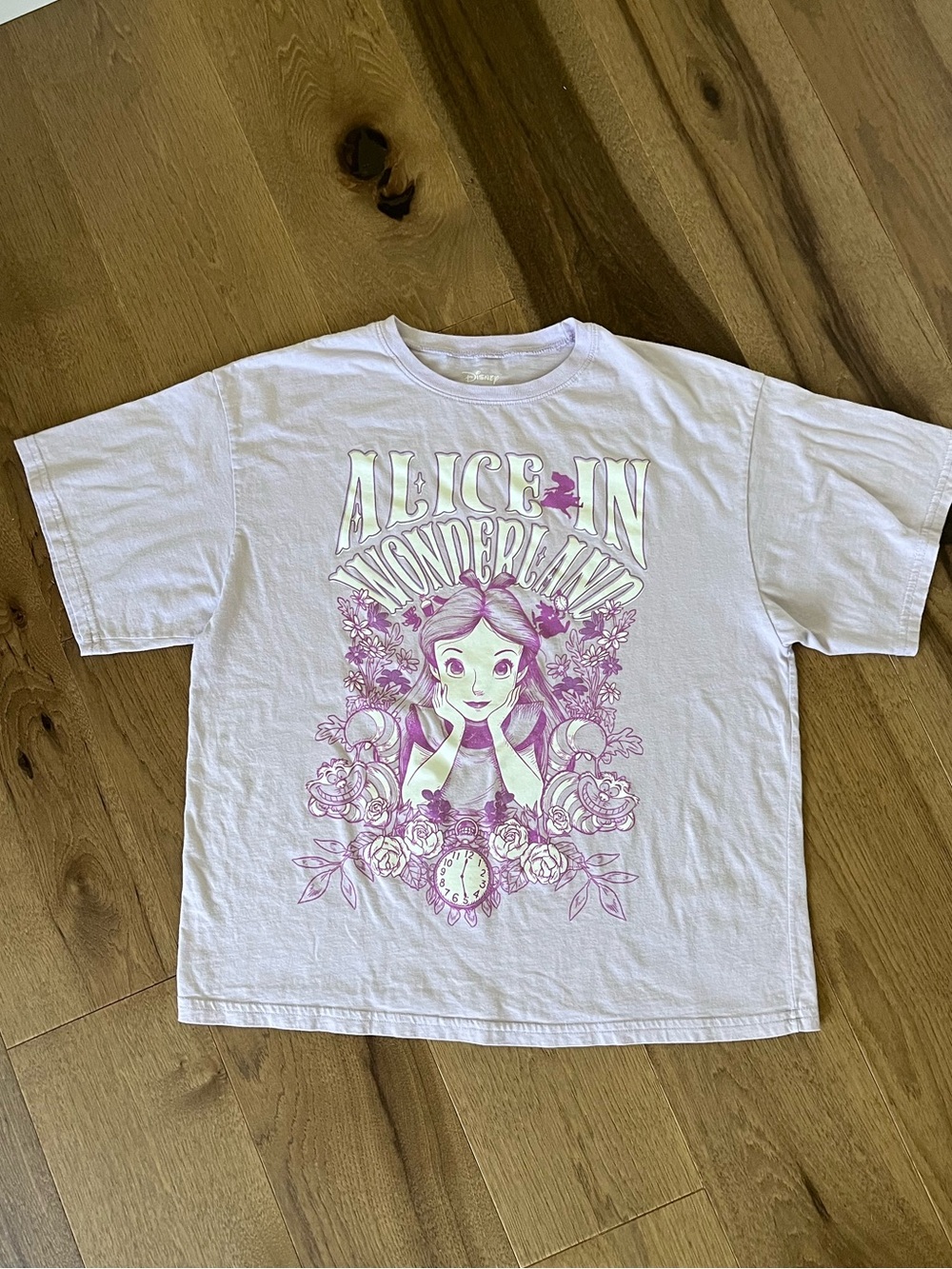 Disney Alice in Wonderland Oversized Graphic T-Shirt - Size S - NWOT - Picture 4 of 5